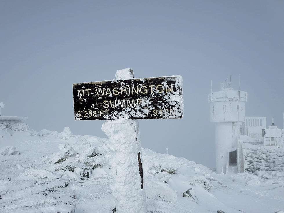 Eating Wheaties on Mount Washington with 100 MPH Winds