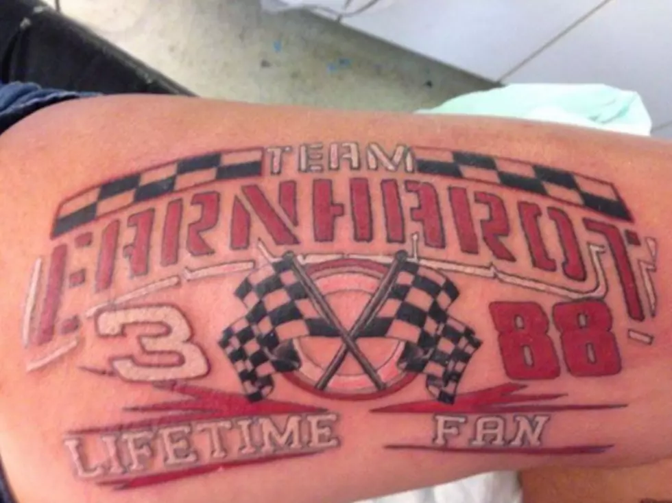 Biddeford Woman Expresses Her Love of NASCAR with Permanent Ink