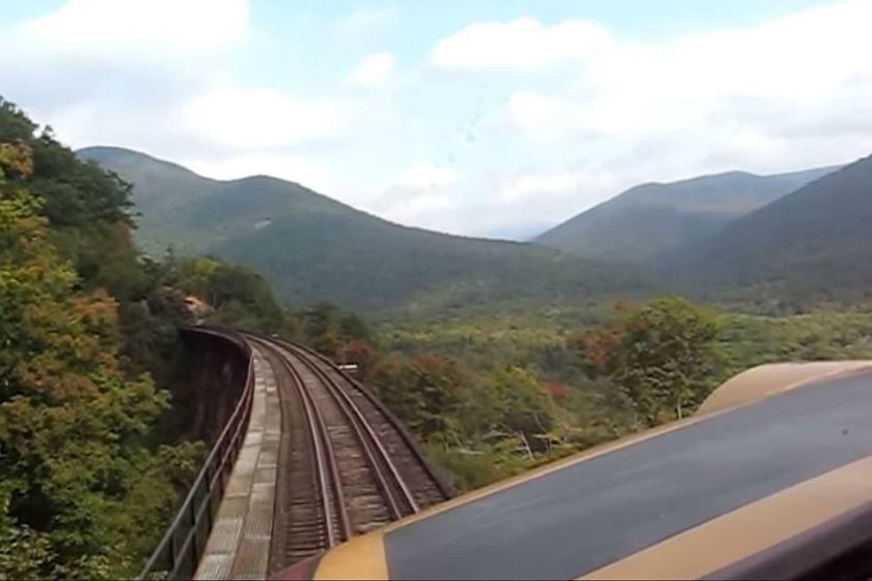 Watch the Conway Scenic Railroad Cross an 85-Foot High Trestle