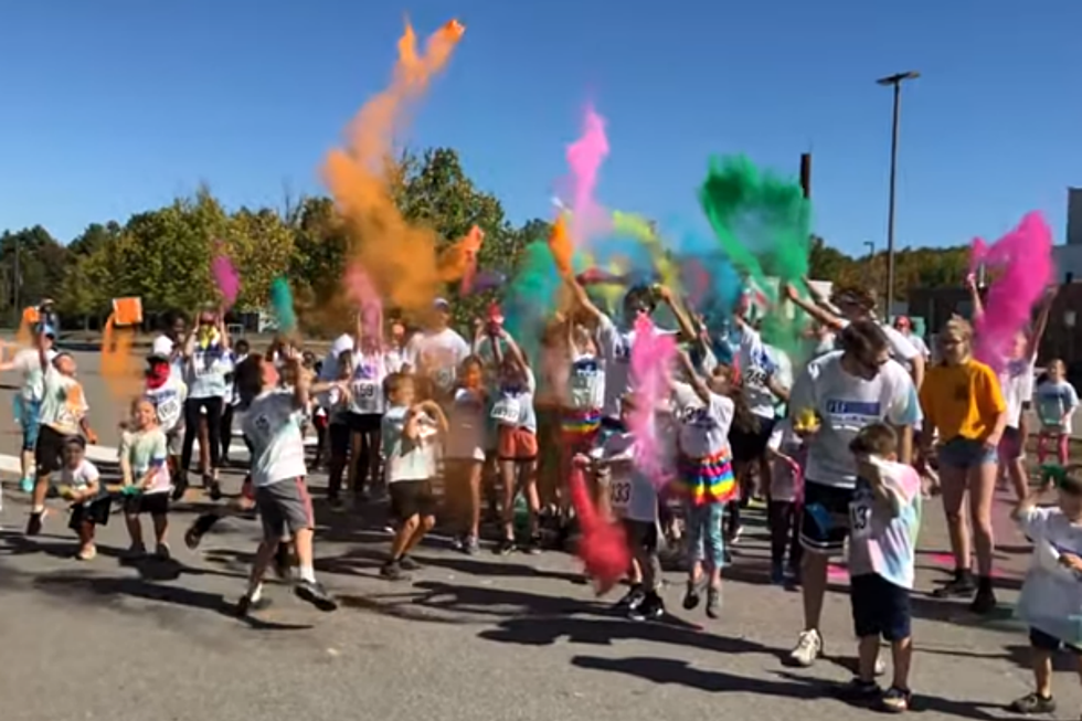 Slow Motion Video of Falmouth's Color Run