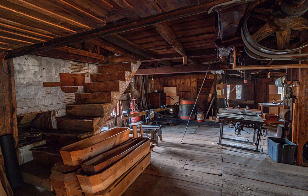 You Could Own This Historic Maine Casket Factory From The 1800s