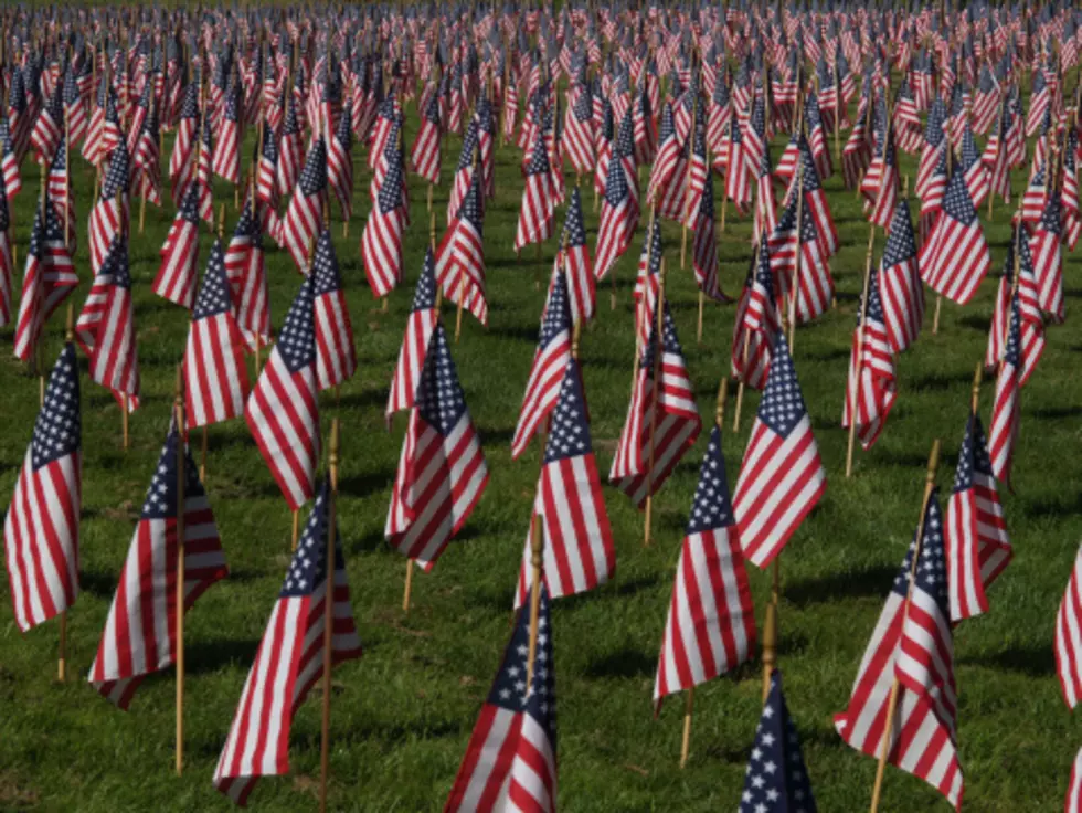 Flags Still Placed At Lewiston Cemetery