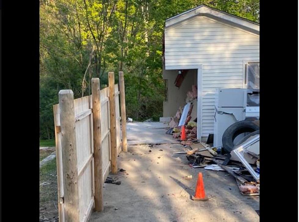 Boundary Fight Leads to a Dover-Foxcroft Garage Sawed in Half