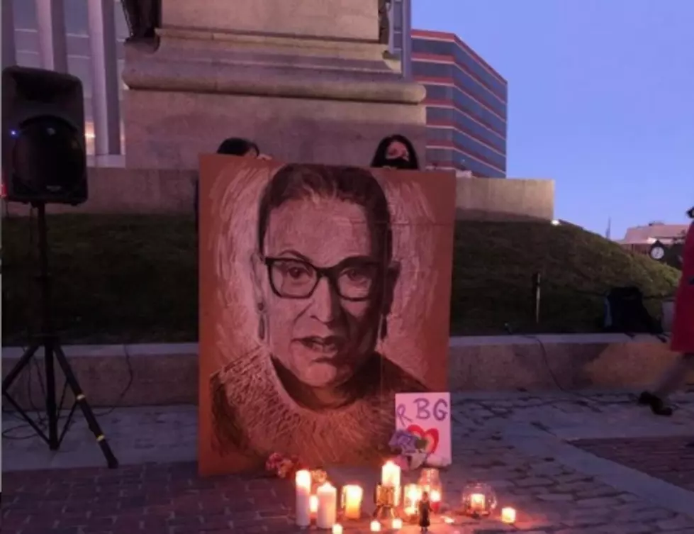 Hundreds Of Mainers Gather To Mourn RBG