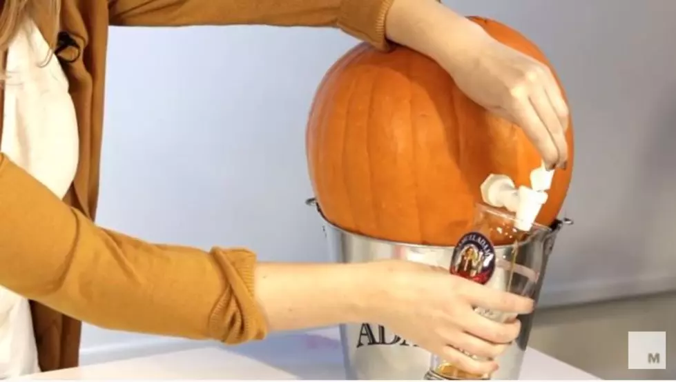 Make a Pumpkin Keg for Halloween