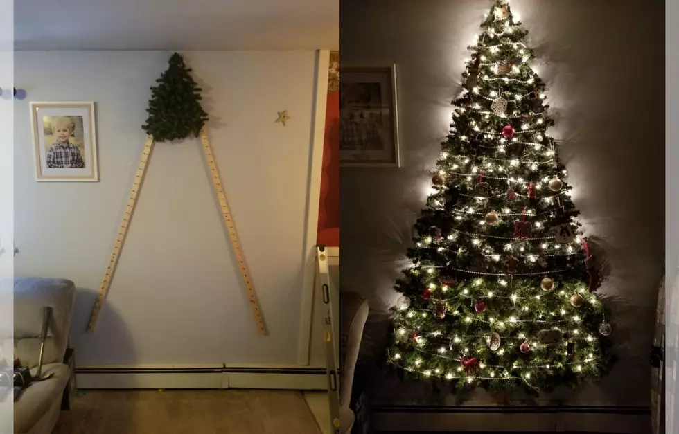 The "Halfmas Tree" is The Perfect Christmas Hack for Small Spaces