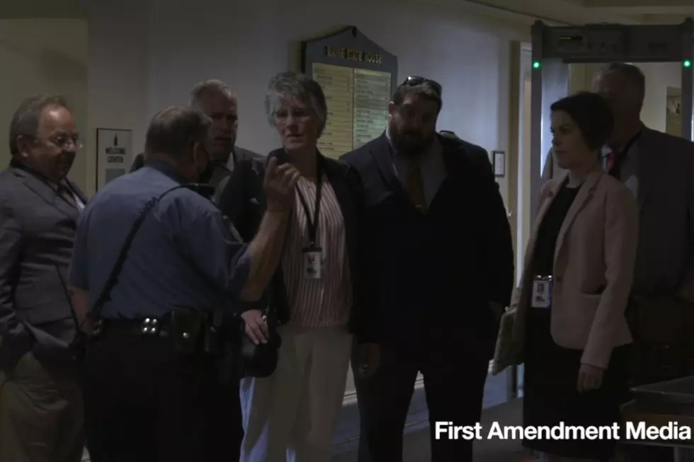 WATCH: Maine State Reps Stopped By Capitol Police For Not Wearing Masks