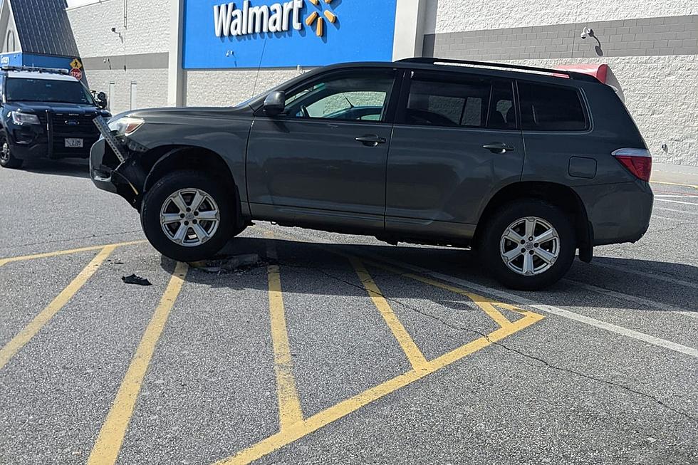 Truck Backs Into What Looks Like a Mini Auburn Walmart Pole