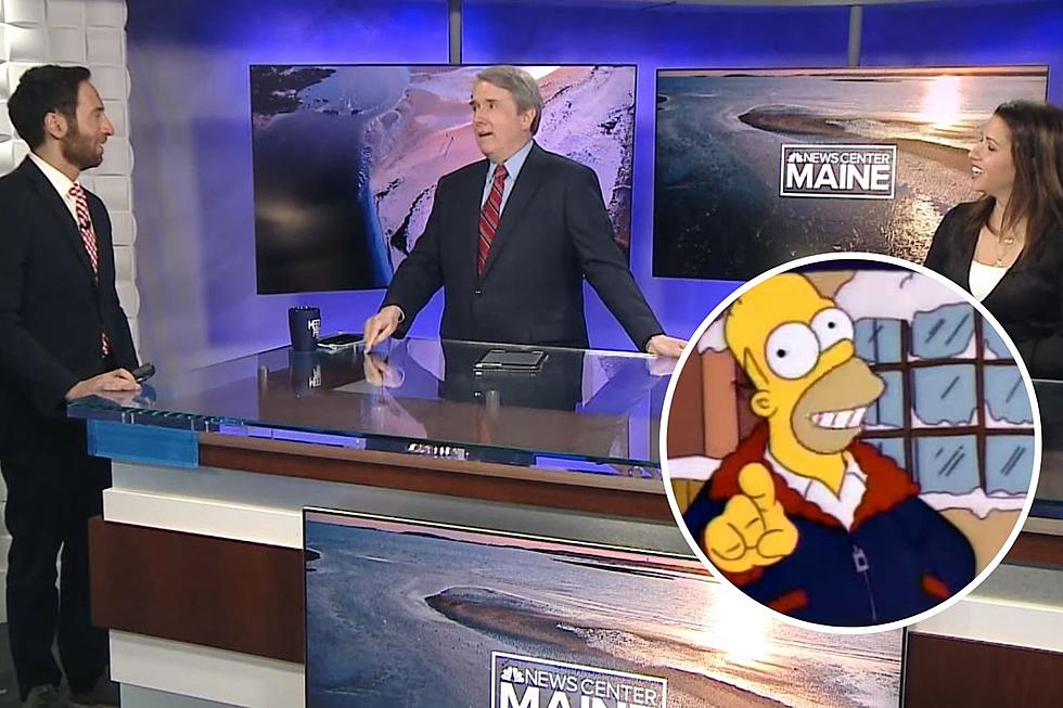 Apparently News Center Maine&#8217;s Pat Callaghan is a Fan of &#8216;The Simpsons&#8217;
