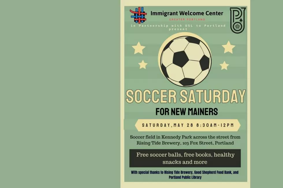 Free Soccer Balls, Books for New Mainers at Soccer Saturday