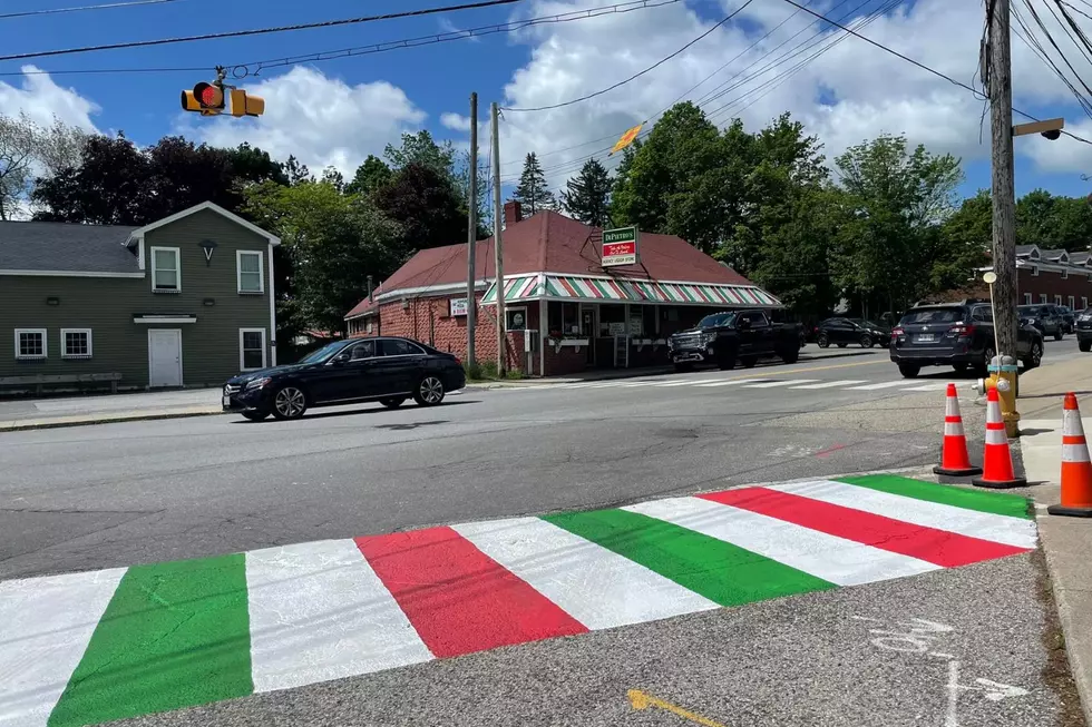 South Portland Paints Crosswalk for DiPietro’s Market 50th Year