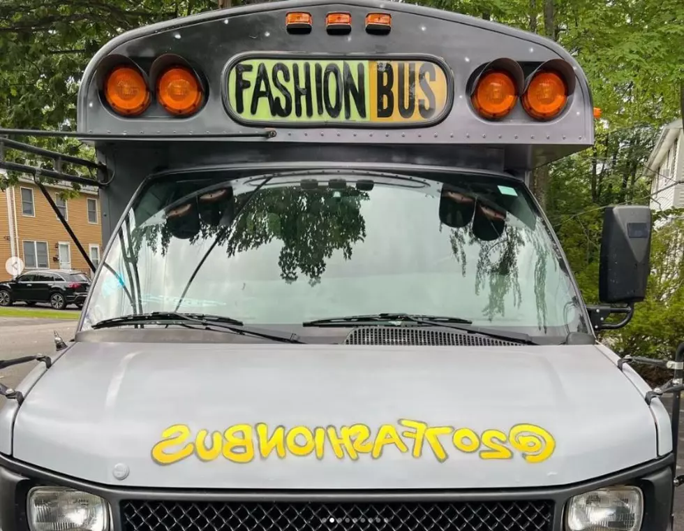 Old School Bus Transformed by Maine Graffiti Artist Into the 207 Fashion Bus Mobile Thrift Store
