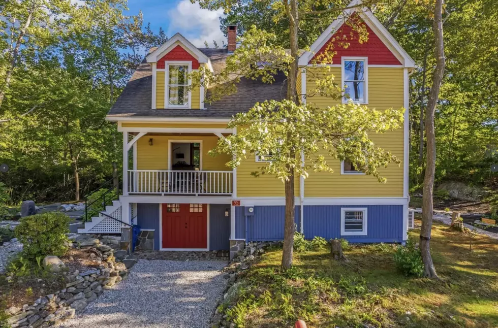 Vibrant Home for Sale on Peaks Island Full of Natural Light and Color