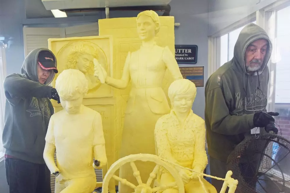 An Incredible Sculpture Made from 600 Pounds of Butter Was in Massachusetts