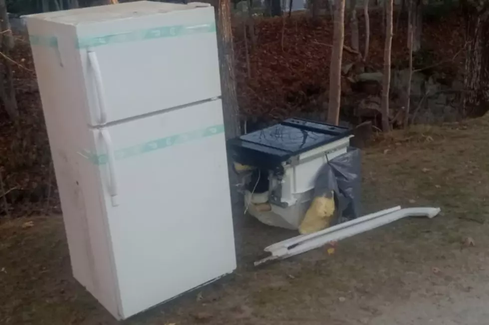 Refrigerator and Dishwasher Dumped Disrespectfully in Bath, Maine Cemetery
