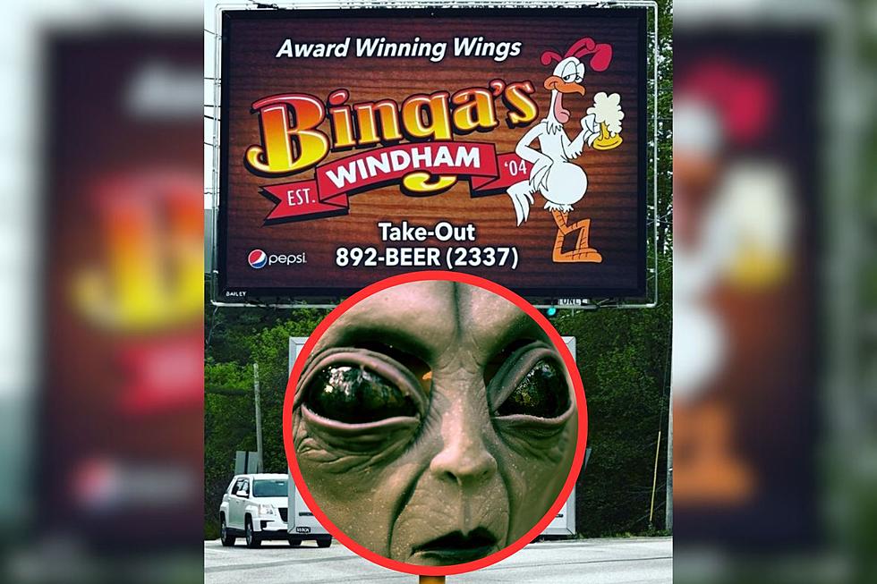 The New Binga's Sign in Windham, Maine, Brings a Harsh Reality