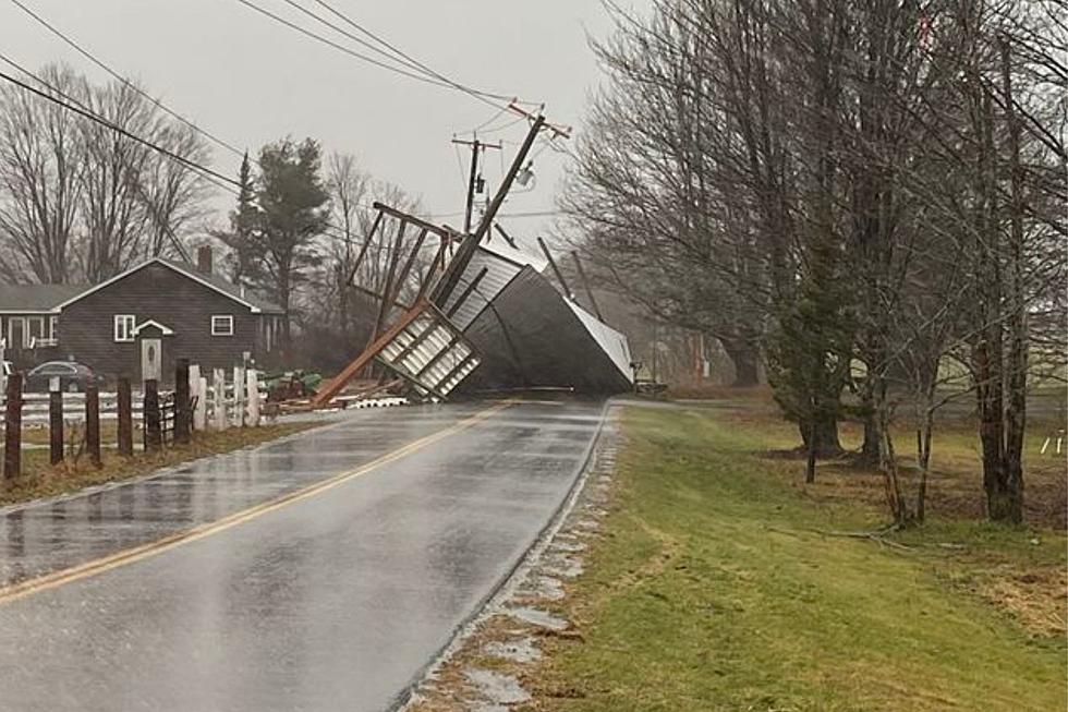 Central Maine Power Shares Dramatic Photos of Wind Damage From Monday&#8217;s Storm