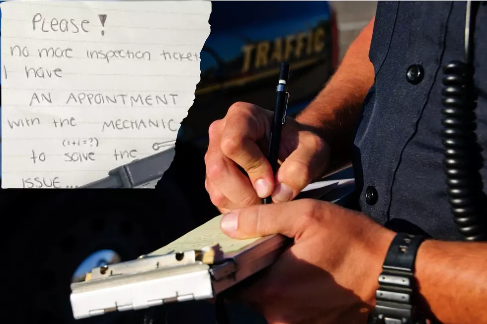 Does Leaving Notes on Cars for New England Police Officers Help Avoid Tickets?