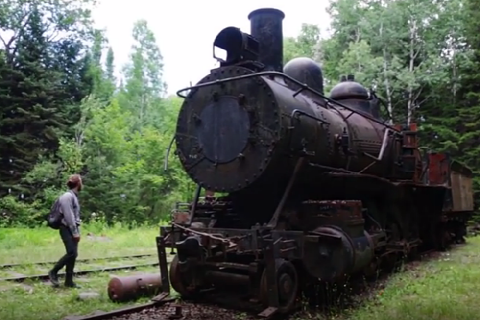 WATCH: Abandoned Locomotives in Maine