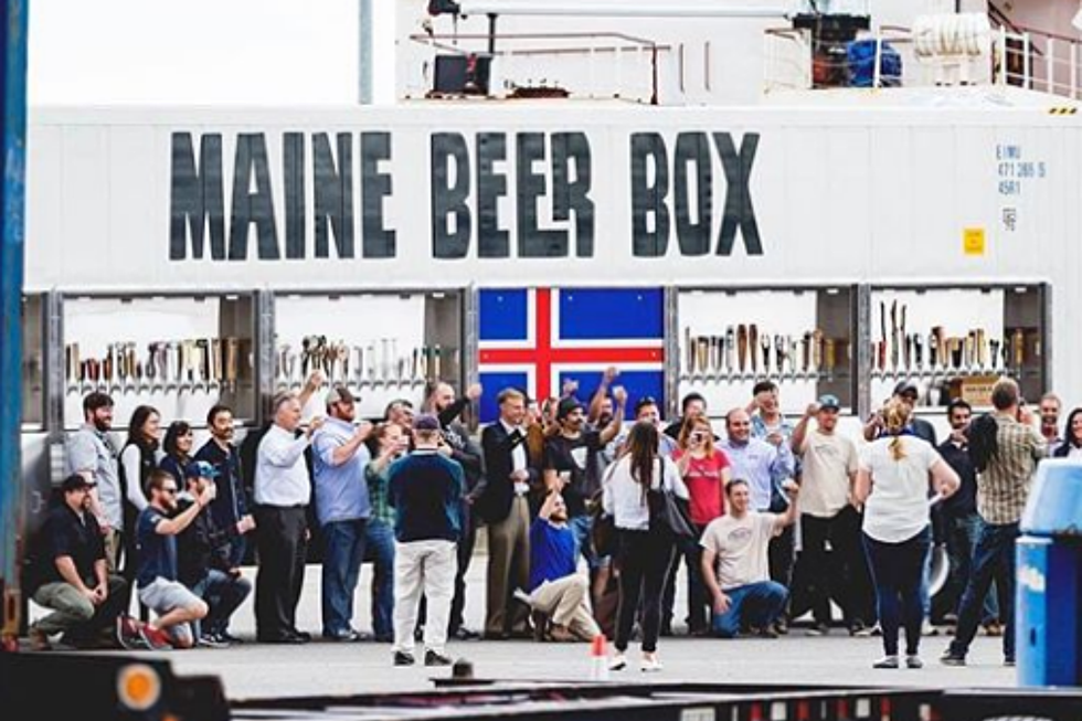 The Maine Beer Box Made It to Iceland!
