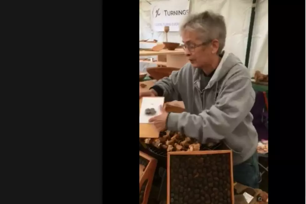 WATCH: Maine Woman Selling  Moose Poop Tacky Trinkets