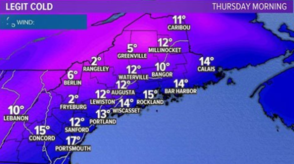 Tis The Season For Frickin’ Freezin’ and Maine Will Be On Thursday