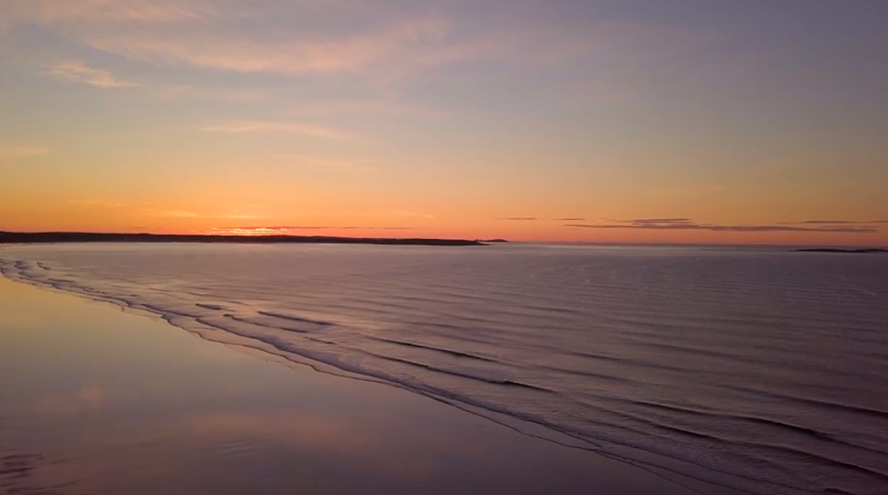 Your Maine Moment Of Zen:  Summer Sunrise Over Old Orchard Beach