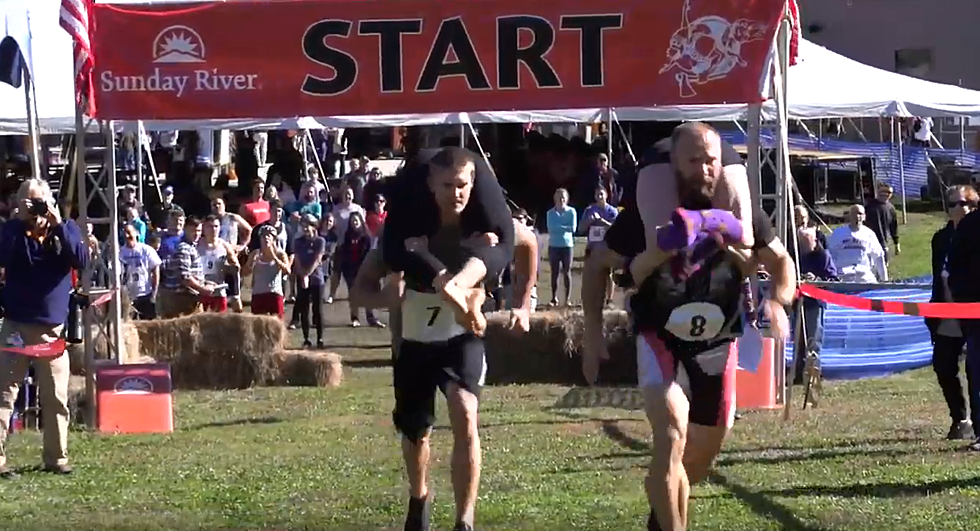 Wife Carrying Championship Is Back in Maine for 20th Year