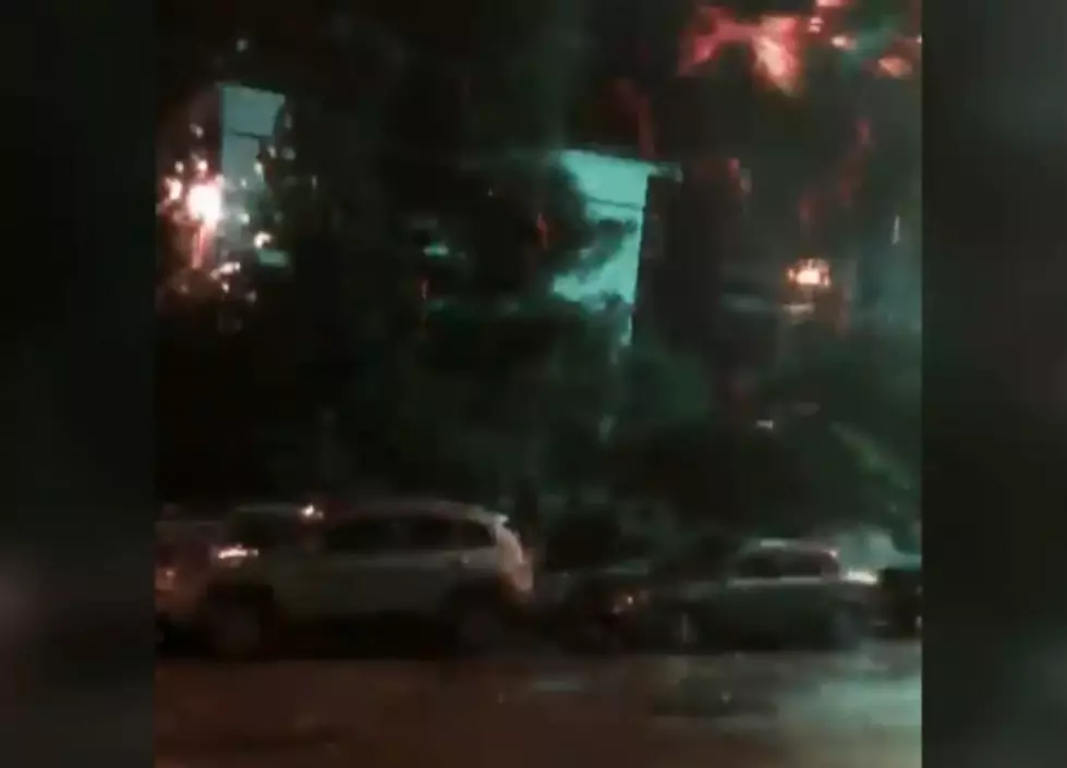Wild Video of Transformer Exploding Like Fireworks in Biddeford 