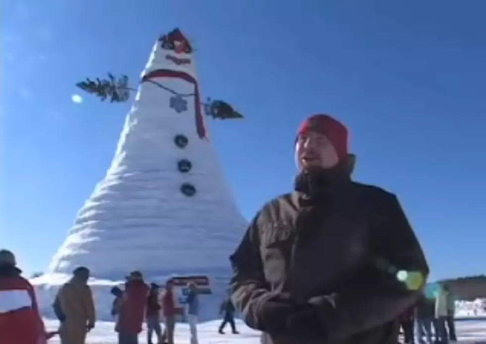 It’s Maine’s Anniversary Of The World’s Tallest Snowwoman