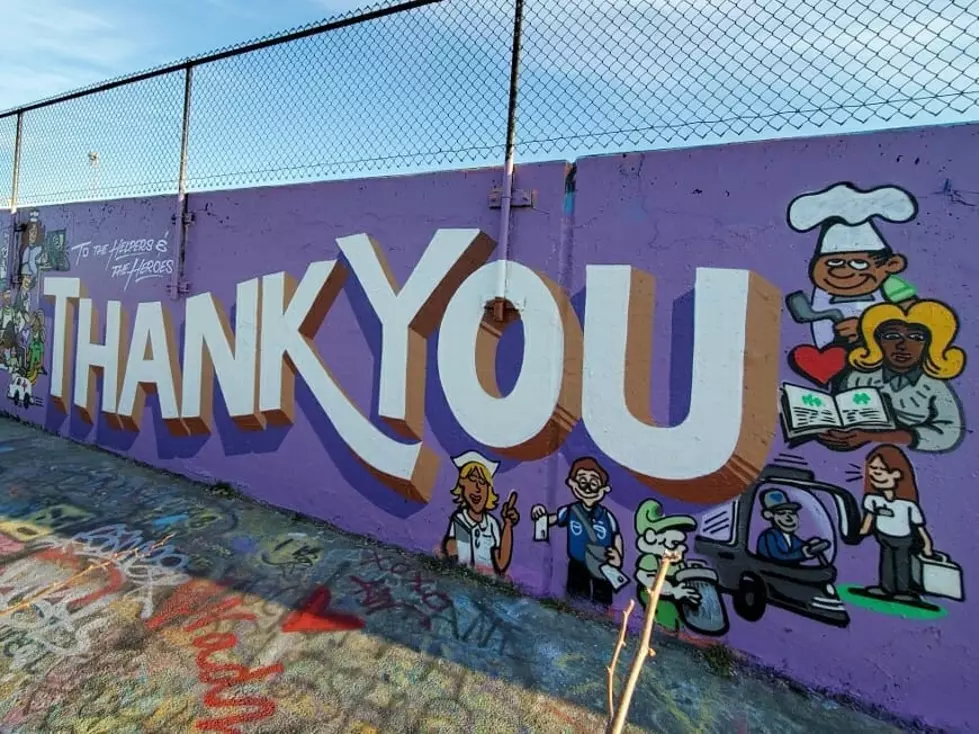 Graffiti Mural In Portland Speaks For Us And Thanks Essential Personnel