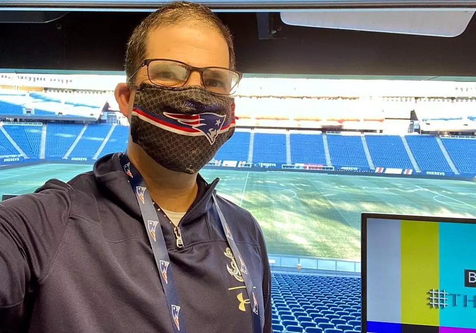 You Won’t Believe What Bob Socci Was Looking At During the Patriots Game Last Night