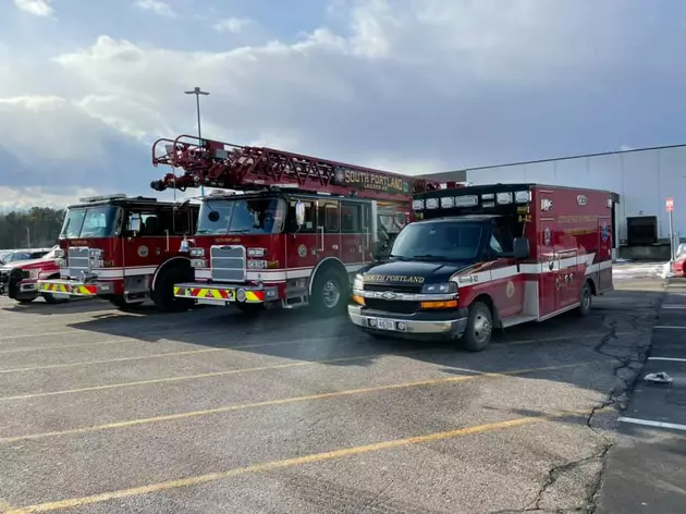 Here Is Why There Are So Many Firetrucks Around The Maine Mall