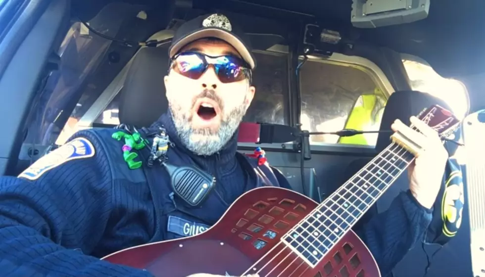 WATCH: South Portland Police Officer Is Singing The Blues Again