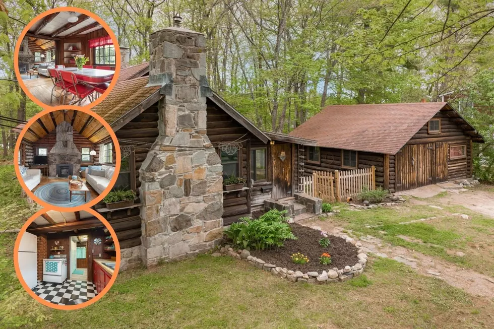 Can You Believe There&#8217;s a Charming Little Log Cabin for Sale in Portland, Maine?
