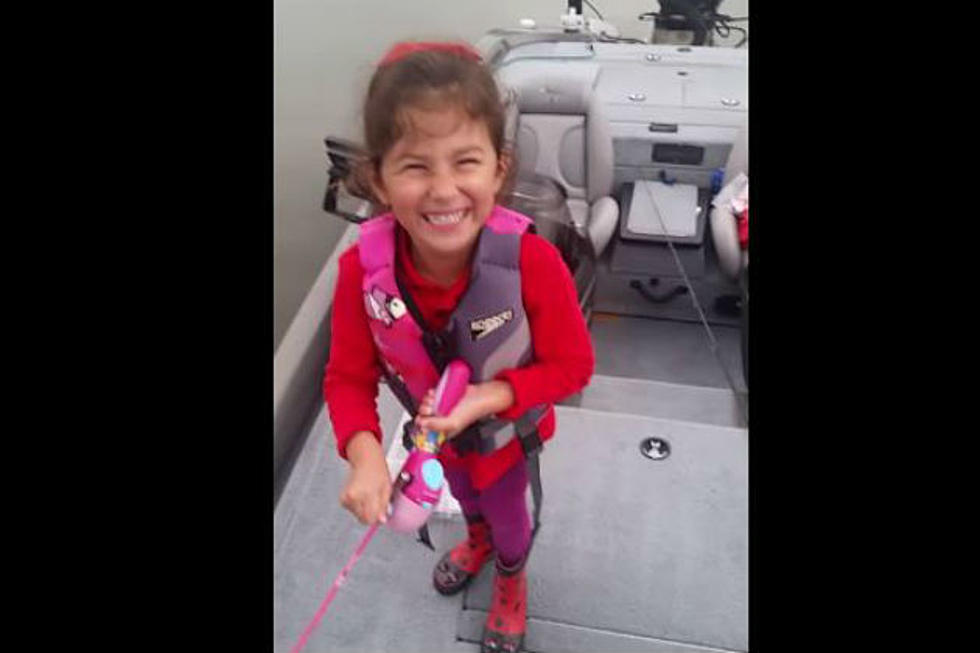 Six Year Old Reels in 5 Pound Bass With Her Little Barbie Fishing Pole [VIDEO]