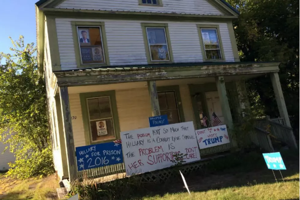 This House In Unity, Maine Leaves No Doubt On Its Political Stance