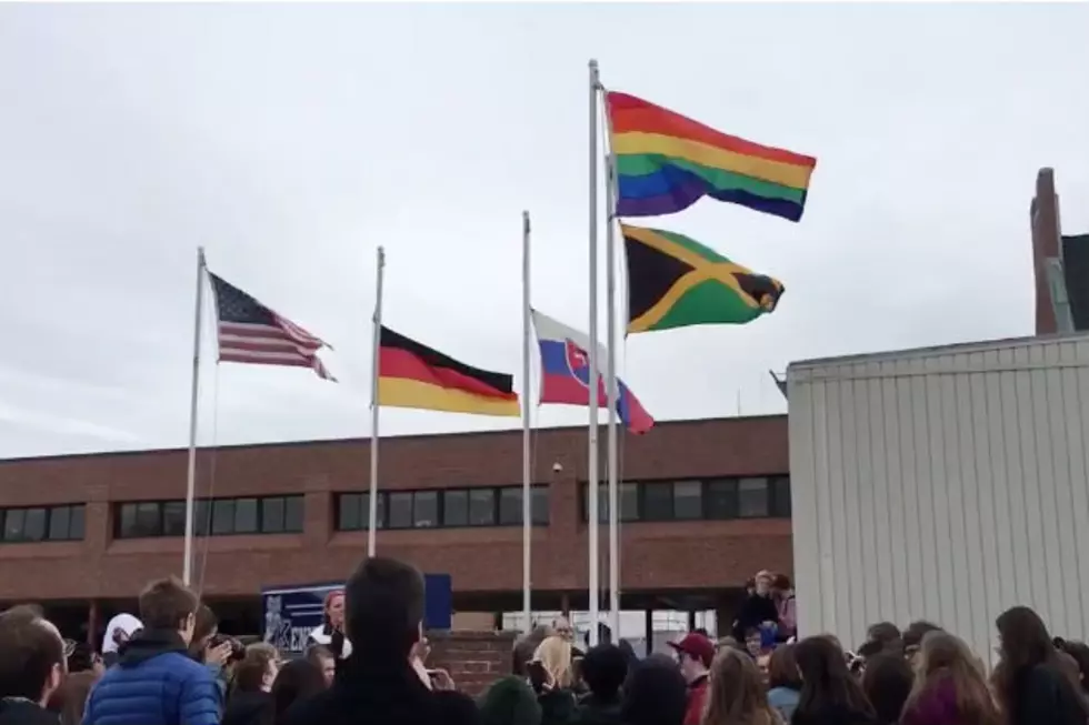 WATCH: Kennebunk Becomes First School in Maine to Raise Gay Pride Flag