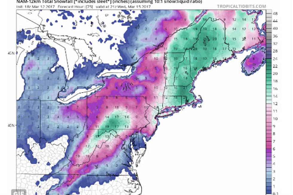 Hold On To Your Butts! All These Weather Maps Say Maine Is Going To Get Crushed With Snow