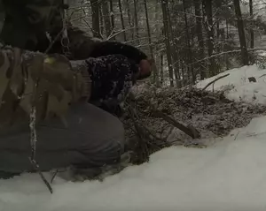 BLIZZARD: Check Out This Guy Starting a Fire in a Snowstorm