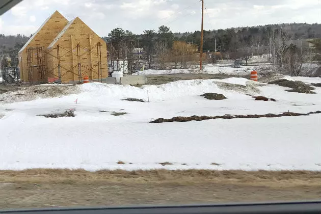 What Is Being Built Right Off The Auburn Exit Of The Maine Turnpike?