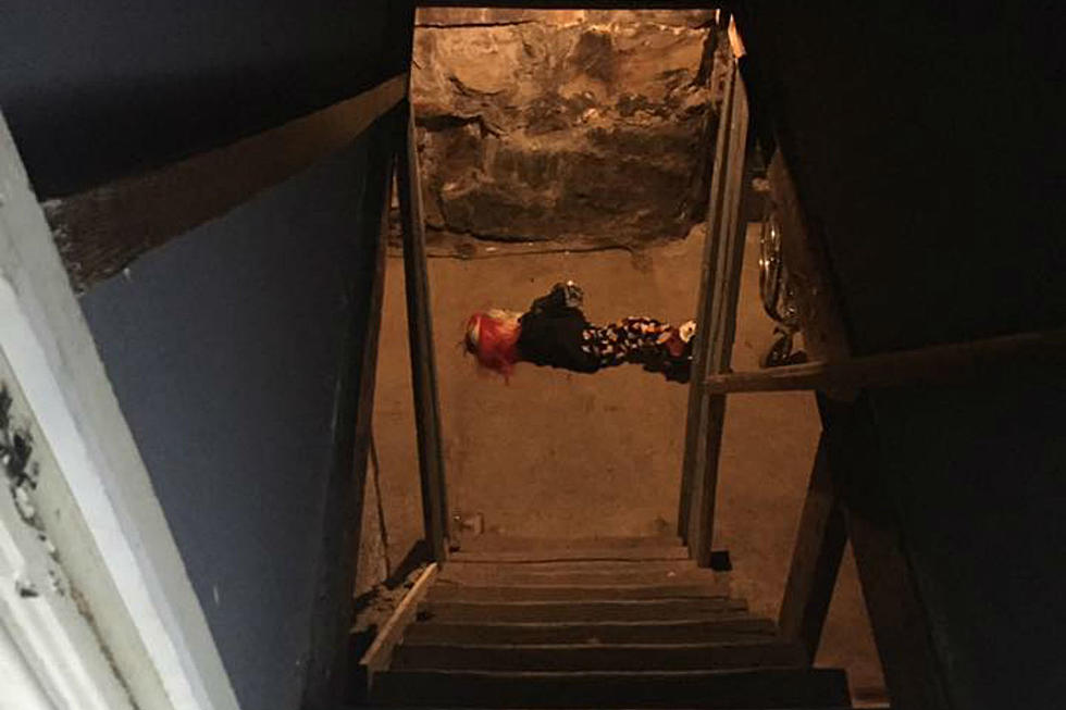 Call Stephen King; A Creepy Clown Was Discovered In The Basement Of A Vacant Apartment In Orono