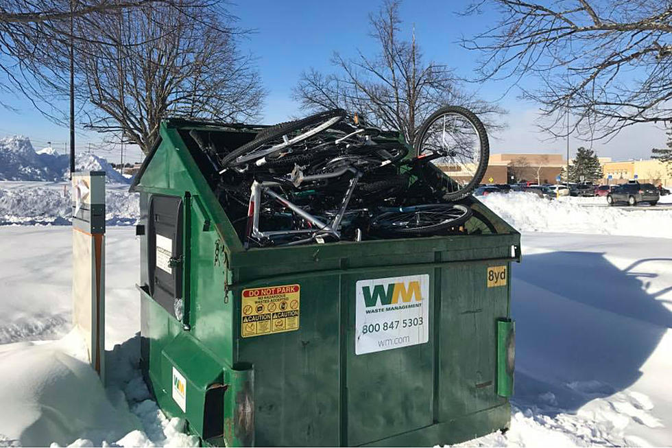 A dumpster full of new bikes in Maine irritates Facebookers