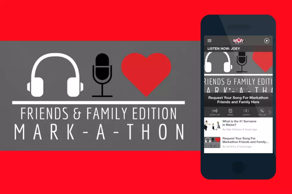 Download WCYY App to Listen to Markathon Friends & Family Edition