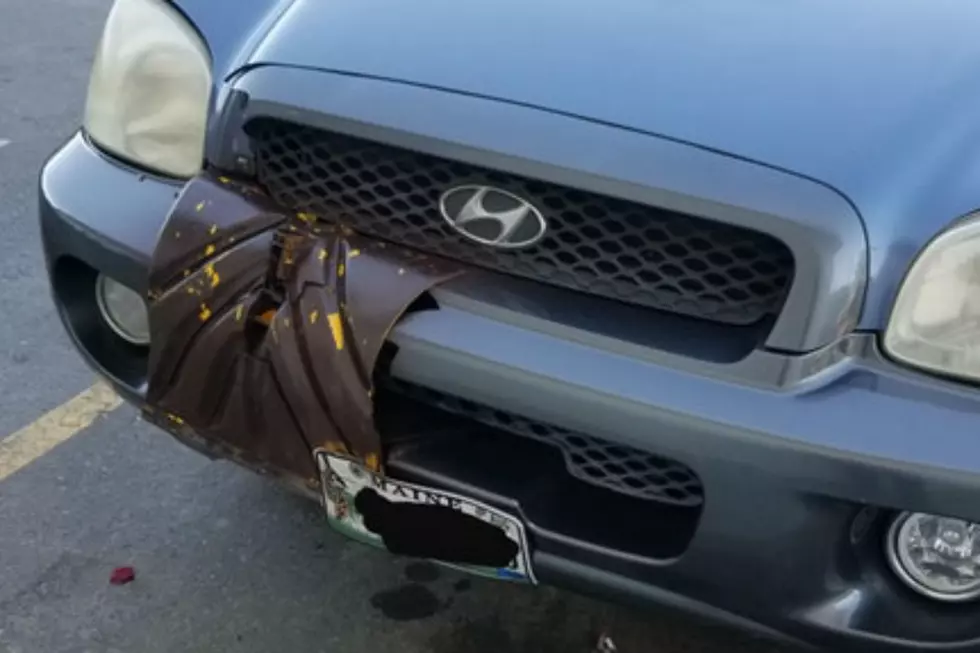 Mainer Uses Old Snow Shovel As A Replacement Bumper Part