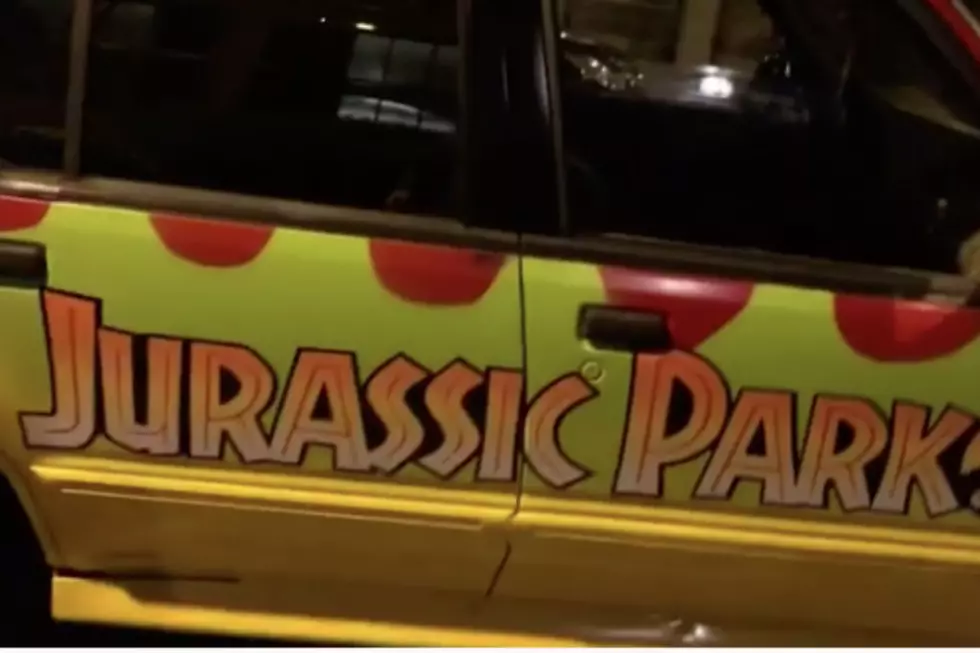 Someone Is Driving Around Maine In A Custom Jurassic Park Mobile