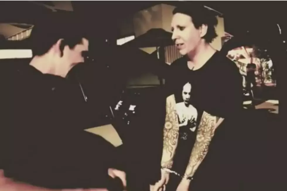 Marilyn Manson Gets Handcuffed By Bangor Police Department 
