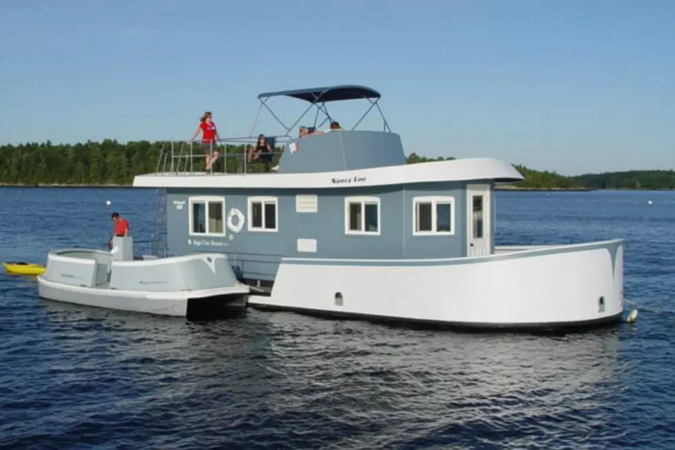 Spend A Swanky Weekend On This Houseboat Along The Maine Coastline