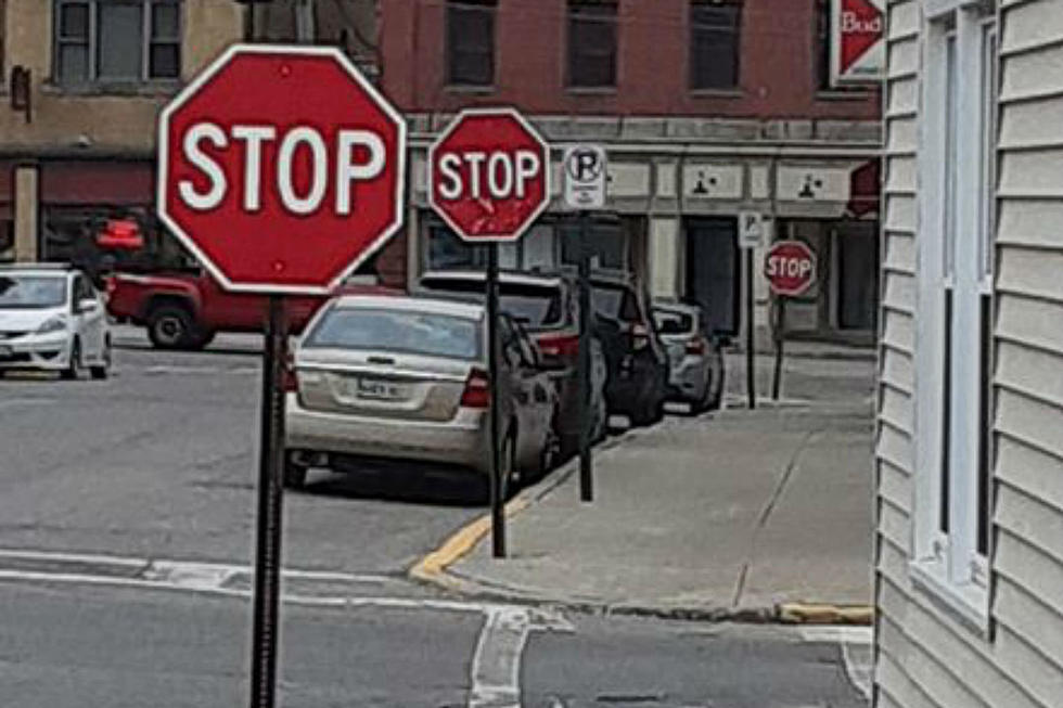 Can You Figure Out This Stop Sign Conundrum In Biddeford?