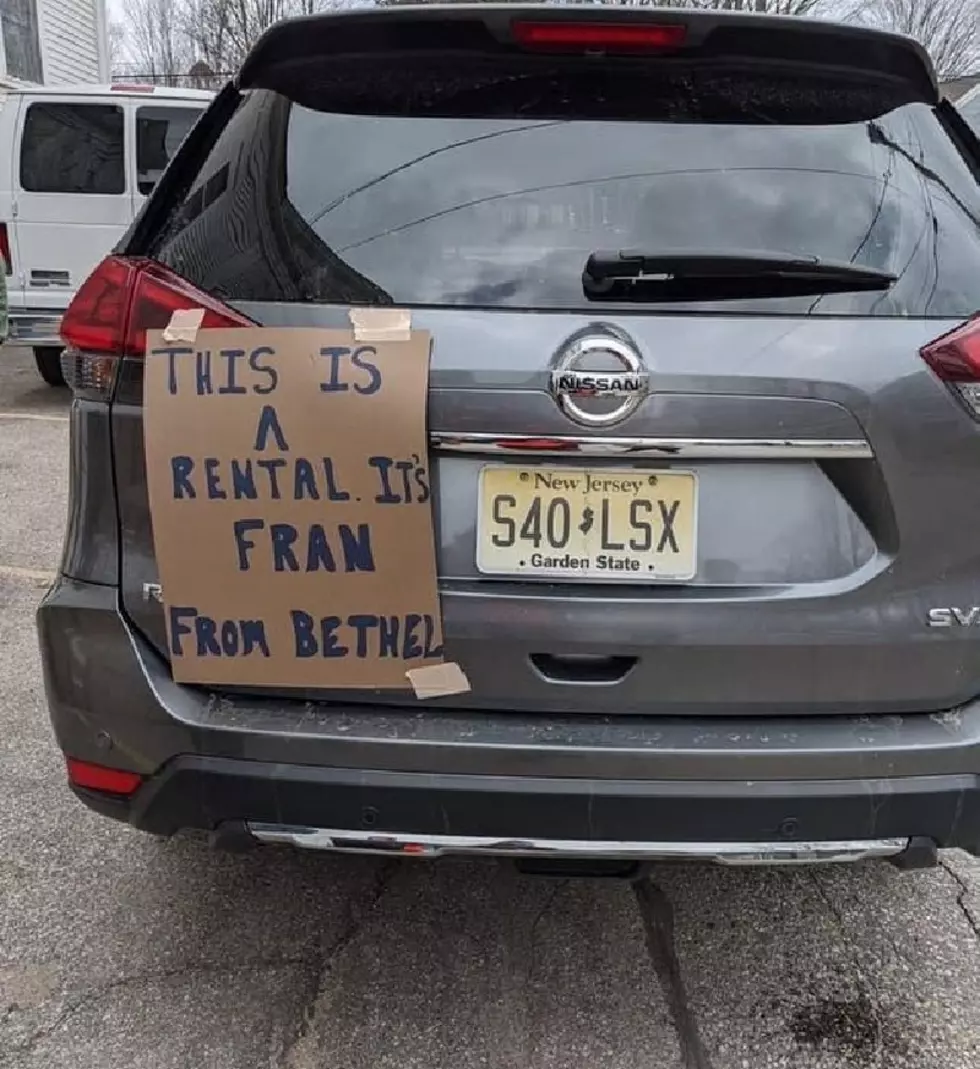 Bethel Woman Tags Her Rental Car So Locals Know She's From Maine